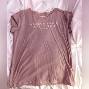 Abercrombie & fitch XL pink t shirt